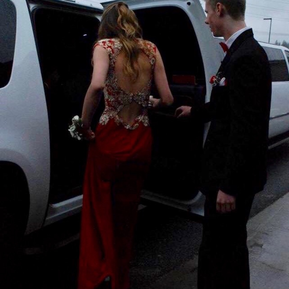 Red Prom Dress - Picture 2 of 3